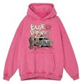 thumbnail image 4 of Sudadera con capucha estilo hip hop para hombre, ropa retro desgastada, con lavado desgastado, 100 % algodón, de gran tamaño y gruesa., 4 of 5