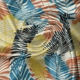 thumbnail image 5 of Ambesonne Tropical Valance Pack of 2, Doodle Jungle Palm Leaves, 54"X18", Multicolor, 5 of 5