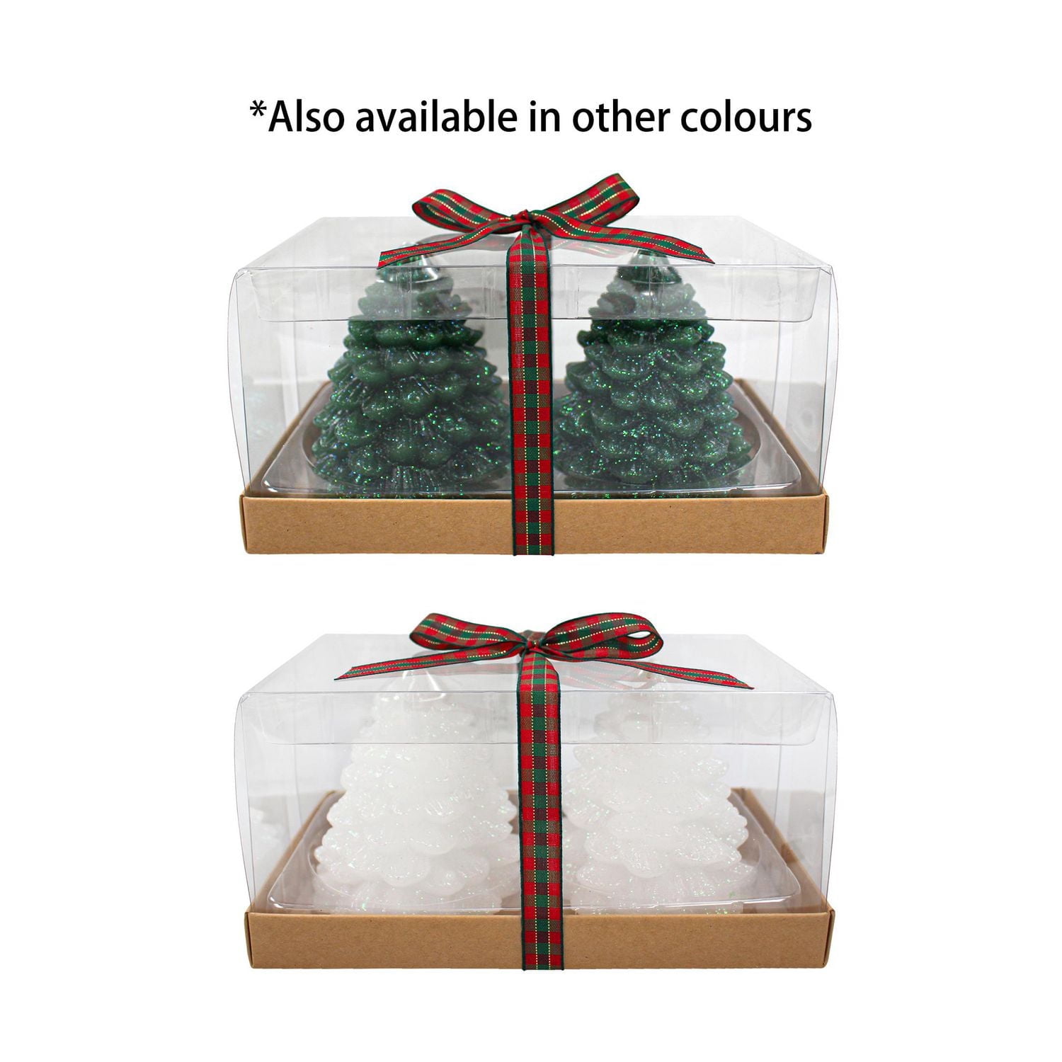 2pk Christmas Tree Candles