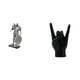 thumbnail image 1 of Figura De Caballero De Arte Nórdico, Escultura Abstracta De Resina Con Gesto De Mano De Roca, Estatua Creativa De Dedo Para Escritorio, Armario, Oficina, Mesa, Centro De Mesa, Entrada,, 1 of 8