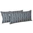 thumbnail image 2 of VargottamIndoor/OutdoorPolyester FabricLumbarPillowCover With Insert,All-Weather Waterproof Rectangular Cushion for Patio Furniture,12" x 18"Set of 2 -Ogee-55, 2 of 6