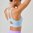 thumbnail image 4 of Sujetador de yoga con cremallera frontal de primavera y verano, espalda hermosa, chaleco para correr resistente a los golpes y de alta resistencia, ropa deportiva integrada para yoga, 4 of 5