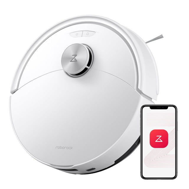Roborock Q10 S5 Robot Aspirador y Trapeador, Succión HyperForce de 10000 Pa, Sistema Antienredos Doble, Trapeador Automático, Tecnología Reactiva para Evitar Obstáculos, Control por App, Para Pelo de