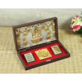 thumbnail image 2 of GoldGiftIdeas 24K Gold Plated Ashtavinayak Ganesh Photo Frame with Charan Paduka, Return Gifts, Ganesha Idol Frame for Pooja, Momento Gift (Pack of 5), 2 of 5