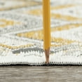 thumbnail image 4 of Bliss Rugs Geometric Indoor Outdoor Rug Reversible Runner Rug for Patio, Hallway, Entryway, Deck, Cream ,2' x 8', 4 of 11