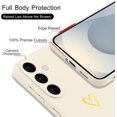 thumbnail image 4 of for Samsung Galaxy S25 Case Cute Slim Shockproof Phone Case with Wireless Charging Support and Protection, Cream, 4 of 15