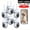 White*6, variant on 3MP HD Wireless WiFi Indoor Camera, 360° View, 2.4GHz, Two-Way Audio, Human Tracking, Night Vision, Pet Monitor, Compact Security Cam for Home Business