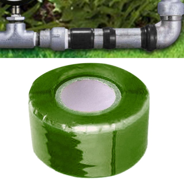 Cinta de Silicona Autofusión BLESIY Eléctrica Duradera para Tuberías de Alcantarillado Verde
