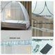 thumbnail image 4 of Mosquitera Plegable Para Cama Emergente, Mosquitera Grande, Carpa, Forma De Cúpula, Puerta Única, Cortina Antimosquitos Para Acampar, Fácil De Instalar Para Dormitorio, 100 Cm De Ancho, 190 Cm De, 4 of 5