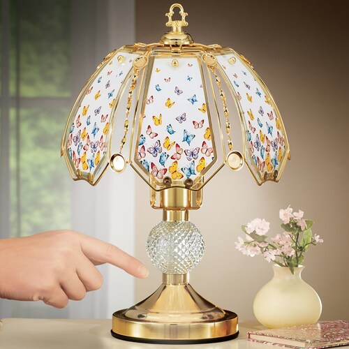 touch lamp butterfly