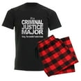 thumbnail image 6 of CafePress - Its A Criminal Justice Major Thing Pajamas - Men's Dark Loose Fit Cotton Pajama Set, 6 of 7
