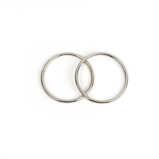 Mini anillos de unión Magic Trick con forma de bolsillo, diseño metálico, 3,5 cm