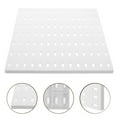 thumbnail image 1 of GETAJGHSD Peg Board Storage Rack Pegboard Panel Plastic White Sleek Wall Display 1Pack, 1 of 6