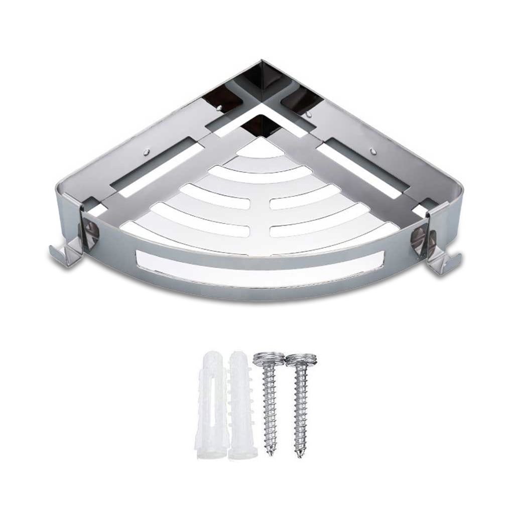 Worallymy Bathroom Corner Shelf Triangular Toilet Rack Organizer ...