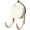 White, variant on FXMLRLK Suction Cup Double Hook for Shower, Bathroom, Kitchen, Heavy Duty Hangers for Door Wreaths, Robe, loofah, Towel, Utensils, Removable Wall Hooks for Tile, Glass, Mirror (2 Colors)