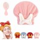 thumbnail image 1 of wonima11 New Super Absorbent Hair Towel Wrap, Microfiber Hair Drying Wrap Towel Cap, Quick Dry, Pink, 1 of 1