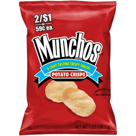Munchos Potato Crisps 2/$1 or $.59 Ea 1 oz. Bag
