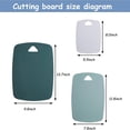 thumbnail image 4 of Juego de 3 tablas de cortar de plástico, tablas de cortar para cocina, tablas de cortar gruesas para carne, verduras, con, 4 of 8