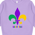 thumbnail image 3 of Inktastic Mardi Gras Fleur De Lis Toddler Sweatshirt, 3 of 4
