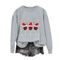 thumbnail image 4 of Fall Saving Talove Long Sleeve Shirts for Women Graphic Printed Sweatshirt Fall Fashion Must Haves Pullover Long Sleeve Tops Womens Tops Fall 2025 Trendy Christmas Shirts, 4 of 5