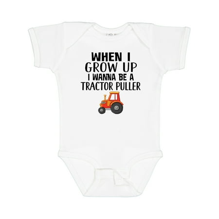 

Inktastic Power Pulling Future Tractor Puller Gift Baby Boy or Baby Girl Bodysuit