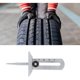 thumbnail image 4 of Tire Wear Gauge, Stainless Steel Tire Depth Gauge Safety Tire Ruler Tire Meter 0-30mm for Car Motorcycle, 4 of 5