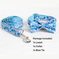 thumbnail image 3 of Collar y correa de lujo con diseño de sirena para perros, elegante collar con lazo para mascotas, collar martingala para perros, collares y correas ajustables para perros, 3 of 5