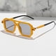 thumbnail image 4 of Gafas de sol cuadradas del tiroteo de la calle de las gafas de sol de la moda del marco del haz doble, hechas del plástico, metal, PC, 4 of 5