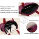 thumbnail image 3 of Bolso Mano Tote Bolsa Mochila Mujer Gran Capacidad Ligero Xtellar morado, 3 of 3