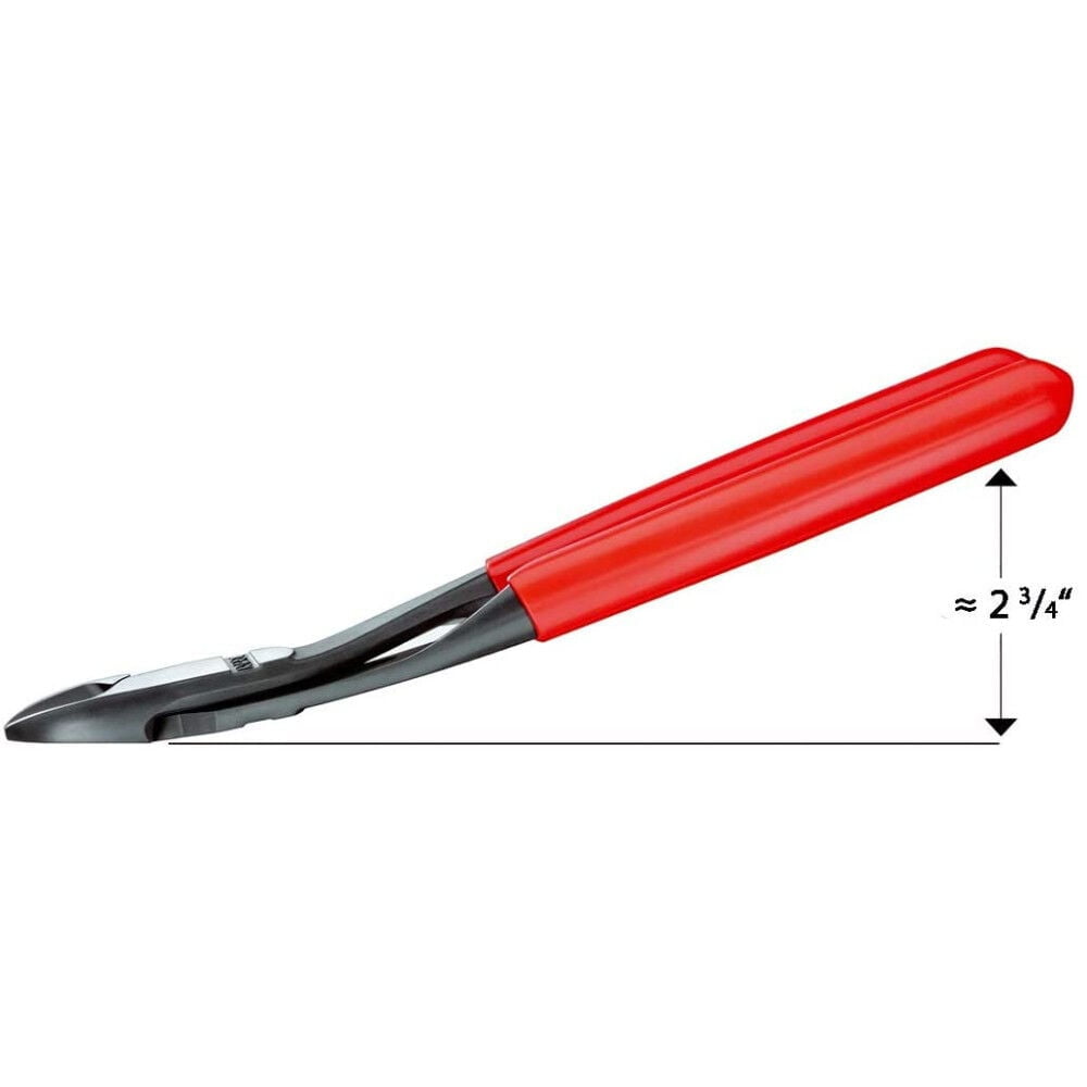 KNIPEX 8" HIGH LEV. ANGLED DIAGONAL CUTTERS CARDED