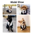thumbnail image 4 of BT Bear Large Dog Wedding Shirt, Dog Tuxedo With Bow Tie, Dog Wedding Formal Suit, Doggie Prince Gentleman Costume for Medium Large Dogs Black 3XL, 4 of 5