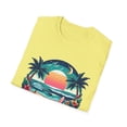 thumbnail image 5 of Sunset Serenity Summer Vibes Spread The Sunshine Unisex Softstyle T-Shirt, 5 of 8