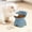Gray, variant on Byujiro Elevated Slanted Cat Bowl Neck-Friendly Anti-Tipping Raised Feeding Bowl Non-Slip Base Durable Plastic for Cats & Small Pets, Stress-Free Mealtime