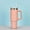 flesh pink, variant on 40 oz Tumbler With Handle Stainless Steel Insulation Glass Travel Mug for Hot and Cold Drinks, with Handle Travel Thermos