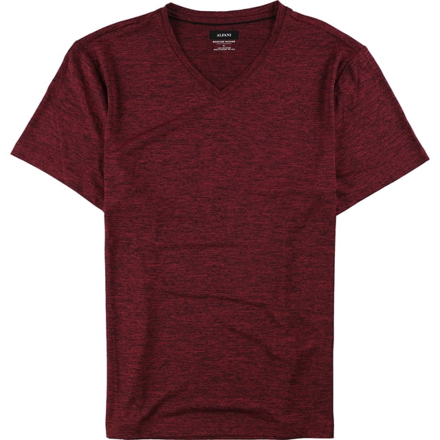 Alfani Playera básica de rendimiento para hombre, roja, pequeña