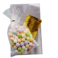 thumbnail image 6 of Efavormart 100PCS - 6"x10" Clear Cellophane Treat Bags with Metallic Gold Twist Ties, Candy Bags for Candies, Bakery, Cookies, Dessert, Wedding Gifts, 6 of 6