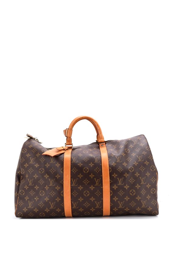 Pre-Owned Keepall Bag Monogram Canvas 50 By Rebag