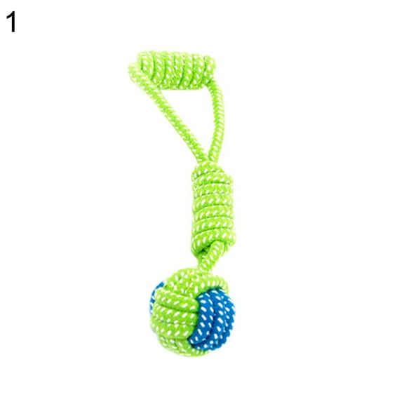 HEVIRGO Puppy Medium Dog Chew Teething Cotton Rope Knot Ball Playing Teeth Cleaning Toy