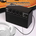 thumbnail image 2 of 10W Small Electric Guitar Amp Mini Portable Guitar Practice Speaker for Daily Practice Street Performances Rechargeable Portable, 2 of 8