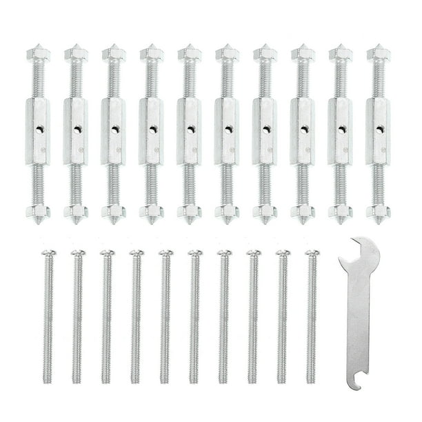 EeaseMX Kit de reparación de caja eléctrica tipo 86, 10 juegos, duradero, para interruptor, enchufe, caja de conexiones, reparador de interruptores