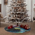 thumbnail image 4 of Sikiie Pond Cute Axolotl Nativity Christmas Tree Skirt, Jesus Christian Winter Holiday Tree Mat Decoration(30-48IN), 4 of 6