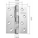 thumbnail image 5 of 2 piezas pesadas Bisagra de puerta de servicio, bisagra exterior de acero inoxidable, bisagras de puerta de madera, bisagras de acero inoxidable, conectores para el hogar, herrajes para muebles del ho, 5 of 5