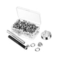 thumbnail image 3 of Shisuyan Rivet Setting Tool Copper Diy Craft 3 Pieces Tools 6mm Inner Diameter, 3 of 8