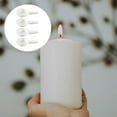 thumbnail image 5 of TABLZONE White Ceramic Candle Container with Handle for Yoga Meditation, 5 of 6
