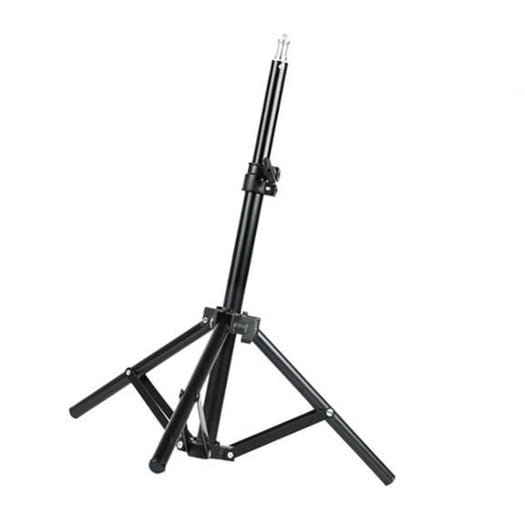 Professional Photography Light Stand with 1/4in Screw Heavy Duty Studio Equipment Adjustable Height Foldable Design