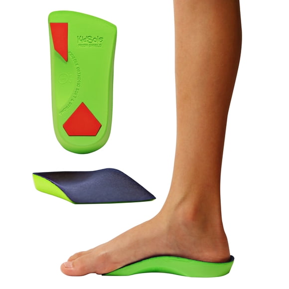 Plantilla KidSole Neon Shield Arch Support 3/4 de longitud para niños