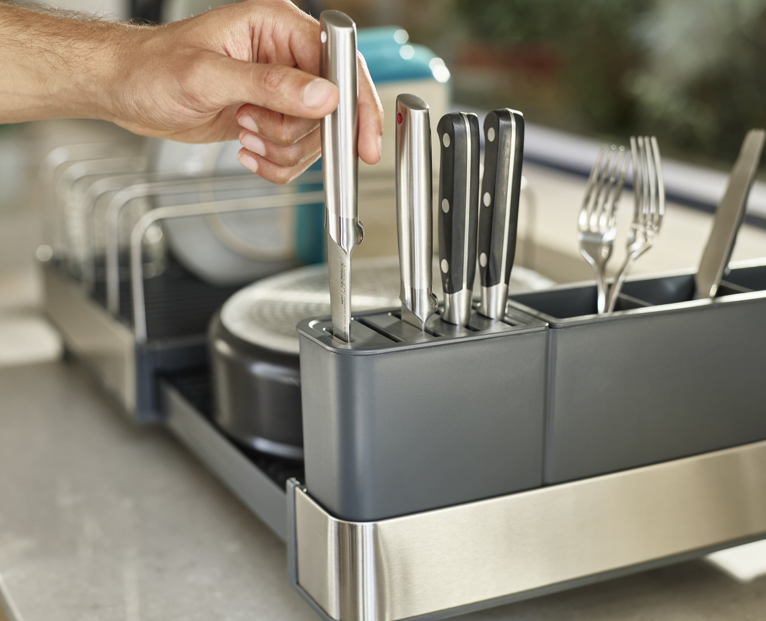 Joseph Joseph Extend Max Steel High-capacity Expanding Dish Rack