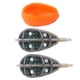 thumbnail image 1 of Lanzador de pesca con molde de cebo con herramienta de soporte para pesca de carpa (50 g), 1 of 4