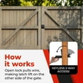 thumbnail image 3 of Cerradura y pestillo Yardlock Secure para cercas sin llave, 3 of 6