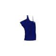thumbnail image 1 of Blondie Nites Womens Drape One Shoulder Dress, Blue, XXX-Large, 1 of 1